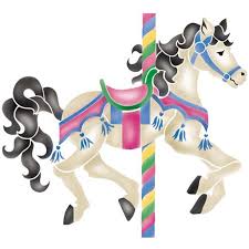 Don't force it on them. Carousel Horse Wall Stencil Sku 1687 By Designer Stencils Walmart Com Walmart Com
