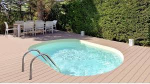 Mini Sara Pool Small And Practical Waterair Swimming Pools In 2020 Mini Pool Oval Pool Small Pool Design