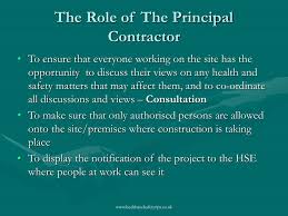 Read chapter 2 owners' roles and responsibilities: Ppt Cdm The Role Of The Principal Contractor Powerpoint Presentation Id 466060