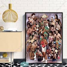 Muhammad Ali Boxer Champions Poster Great Boxing History Posters ...