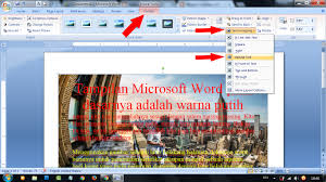 Cara Mengganti Background Microsoft Word Dengan Gambar Raumus Com