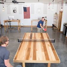 Ping Pong Table Made From Reclaimed Hardwood Floors Diy Custom Made Ping Pong Ping Pong Table Outdoor Ping Pong Table