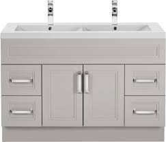 Check spelling or type a new query. Cutler Kitchen Bath Urbmd48dbt 48 Inch Double Bowl Vanity With Acrylic Top With Overflow European Hardware 2 Soft Close Doors 4 Soft Close Drawers And Chrome Handles Included Morning Dew