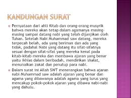 Kumpulan nama bayi perempuan menurut al quran beserta artinya. Tafsir Surat Al Bayyinah Ppt Download