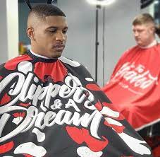 The Best Custom Capes On Planet S O Colekutz Dv Barber Client Draped In Our Custom Cape Available At Illuzien Com The