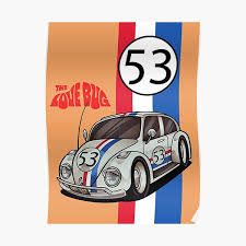 Love bug star buddy hackett had a bit in his las vegas stage show about skiing, in which he jokes about a snow bunny who only dates guys named herbie. Herbie The Love Bug Posters Redbubble