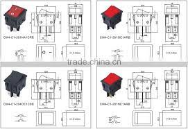 Kcd6 dual round switch/kcd6 i/o switch /6pins 2positions 15a 250v switch. 4 Pin Rocker Switch Wiring Diagram