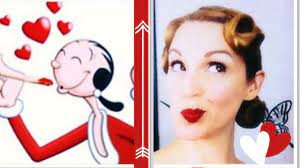 Extra Voi-gin!'-Olive Oyl Inspired Hair/Makeup for Animated Angels - YouTube