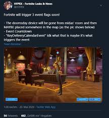As midas' doomsday device activates, part of the map will fortnite is set to add more features like this every season, great news for fans! New Pre Doomsday Event Info Via Hypex Fortniteleaks