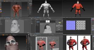 mr インクレディブルをzbrushとmaya uvlayoutにornatrixを使い１からモデリングして作り上げるチュートリアル動画です 3dcg最新情報サイト modeling happy mr インクレディブル チュートリアル モデリング
