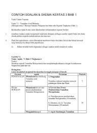 Video pembelajaran sepanjang pkp khas untuk pelajar tingkatan 1 #rrss.semoga bermanfaat. Contoh Soalan Kertas 3