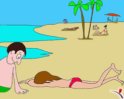 A type of gif image that can be animated by combining several images into a single gif file. Happy Summer Love Beach Animated Gif Free Download Funny Caricature Cartoon Comic Free Animated Funny Gifs November 2021