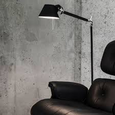 No Sin Mi Tolomeo Uno Iluminacion Black Floor Lamp Lamp Floor Lamp Lighting