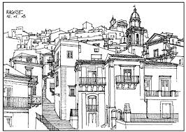 See more ideas about coloring pages, colouring pages, italian language learning. Architecture Village In Italy Architecture Adult Coloring Pages
