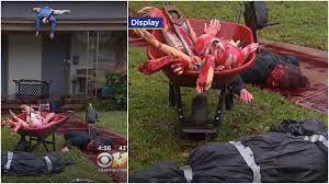 This couple's halloween decorations looked so realistic that neighbors called 911 we do this for the public's enjoyment. by kelly corbett. Man S Halloween Decorations So Gruesome And Realistic Police Were Called Dublin S Fm104