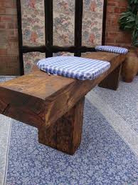 Do not be afraid to try! Railway Sleeper 5ft Rustic Reclaimed Old Oak Dining Plank Table Chair Bench Bahnschwellen Mobel Banke