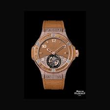 Purchase this authentic ladies hublot big bang tutti frutti 41mm watch at 25.00% off the retail price at gemnation.com. Watch Hublot Big Bang Tutti Frutti Tourbillon Camel Pave Big Bang 345 Pa 5390 Lr 0918 Red Gold Diamonds Andalusites