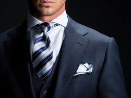 Mens navy blue striped groom tuxedos. Men S Suit Color Navy Blue Suits