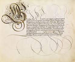 Black And Pink Roses Pimd Fj Brechtel Calligraphy 16th Cent M Calligraphy Design Calligraphy Letters Fancy Letters