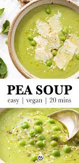 Pea Soup With Mint Recipe Pea And Mint Soup Pea Recipes Pea Soup