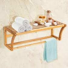 Look for bathroom wall shelves to increase storage in smaller baths, like powder rooms, while keeping floor space open. Bamboo Wall Display Shelves You Ll Love In 2021 Wayfair