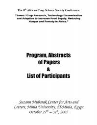 Capsule coffee machines are considered as the simplest systems for use. Program Abstracts Of Papers List Of Participants African Crop