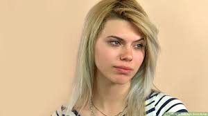 You can color the hair in golden white. 3 Ways To Style Side Swept Bangs Wikihow