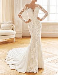 Browse our pretty lace wedding gowns in simple designs, short cuts, & long sleeves, all in plus & petite sizes! Mermaid Trumpet Wedding Dresses Search Lightinthebox