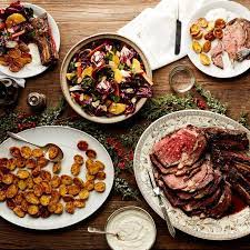 An Old Fashioned Christmas Dinner Hold The Fruitcake Christmas Food Dinner Prime Rib Dinner Easy Christmas Dinner Menu