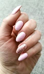 Short Almond Shaped Nails With Pink Polish And Pink Glitter Accent Nail Enamelenvy Almond Shape Nails Short Almond Shaped Nails Glitter Accent Nails 50 ideas for chic manicure.