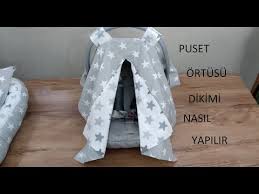 Diy Baby Car Seat Cover Puset Ortusu Yapilisi Kendin Yap Youtube