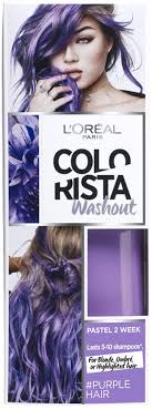 Hold the can four to six inches away from dry hair and spray wherever you want. Loreal Paris Colorista Washout Washout Purplehair Lyko Com