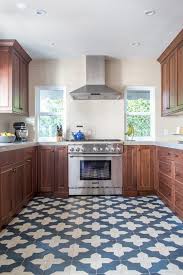 Allen Nate S Cool Combination Of Styles In La Modern Kitchen Flooring Kitchen Floor Tile Patterns Gorgeous Kitchen Tile