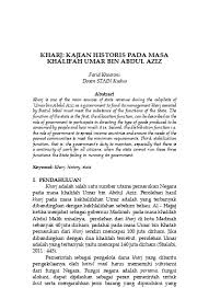 Ia begitu populer dalam sejarah islam. Kharj Kajian Historis Pada Masa Khalifah Umar Bin Abdul Aziz Khaeroni Yudisia Jurnal Pemikiran Hukum Dan Hukum Islam 1375 4724 1 Sm