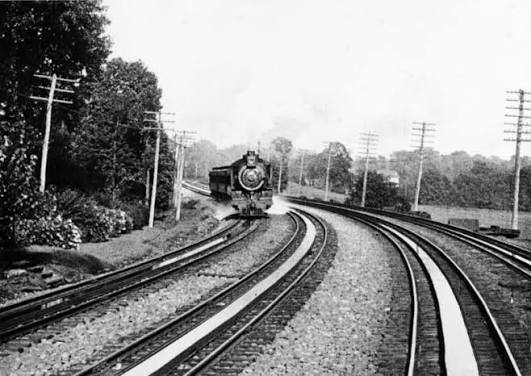 The First Railway Engine at Indore,, in Holkar State time.. On the track Pulled by state elephant.. rare pic