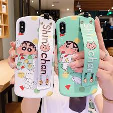 Accessorize your phone with the latest collection of anime iphone cases at alibaba.com. Anime Phone Case For Iphone 11 Pro Xr X Xs Max Luxury Crayon Shin Chan Cute Cartoon Wrist Strap Case For Iphone 6s 6 7 8 Plus Buy At The Price Of