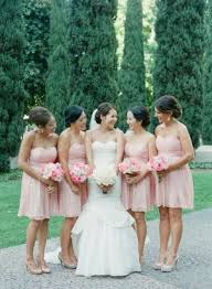 Elegant Pink And White La Garden Wedding From Esther Sun Simple Bridesmaid Dresses Beach Bridesmaid Dresses Cheap Bridesmaid Dresses