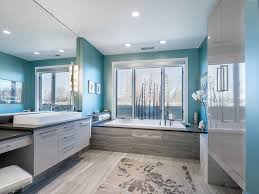 35 Beautiful Blue Primary Bathroom Ideas Photos Modern Bathroom Design Turquoise Bathroom Bathroom Paint Colors