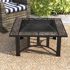 The fakespot grade is based on reviews of products listed on amazon with two dogs designs as the company name. Sol 72 Outdoor Adley 33 W Steel Wood Burning Outdoor Fire Pit Table With Lid Reviews Wayfair
