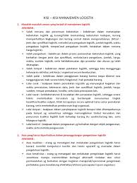 Sobat, salah satu cara untuk mengukur kemampuan kita dalam menyerap materi adalah dengan mengerjakan soal latihan. Kisi Kisi Soal Manajemen Logistik Jawabanku Id