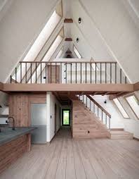 30 Awesome Tiny Apartment Loft Space Ideas For Inspiration Trenduhome A Frame House Plans Tiny House Cabin Tiny House Design