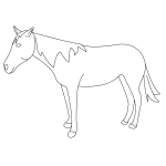 Drawing tutorials for kids and beginners. How To Draw A Mustang Horse