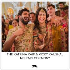 For the mehendi ceremony, Katrina Kaif @katrinakaif wears a multi-coloured  matka silk lehenga with a patchwork blouse and an embroidered… | Instagram