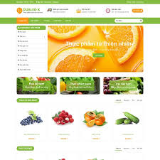 Thiết kế mẫu website bán thực phẩm sạch - Mạnh An Service