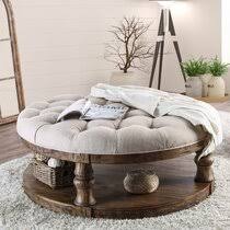 27 stunning ottoman coffee tables. Round Upholstered Coffee Tables You Ll Love In 2021 Wayfair