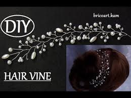 A headpiece should match your desired look, gown and wedding theme, to add the finishing touches to your desired bridal look. Diy Silver Hair Vine Bridal Headpiece Weding Hair Vine Branch Vigne De Cheveux De Mariage Youtube