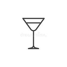 Art deco pattern vector free. Cocktail Glass Line Icon Stock Vector Illustration Of Cocktail 145730572