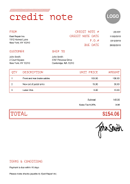 Settle your fedex malaysia shipping bills offline with a number of ways, such as credit card and credit note. Free Credit Note Templates Quickly Create Send As Pdf