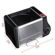 Resep bolu air 1 telur tanpa oven & mixer bahan: 220 V 220w 2pcs Baking Pan 1 5l Mini Toaster Bread Electric Oven Baking Frying Pan Eggs Omelette Kitchen Pizzas Bread Fries Cake Ovens Aliexpress