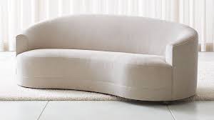 Black curved back sofa loveseat: Infiniti Curved Back Sofa Reviews Crate And Barrel Curved Sofa Curved Couch Furniture